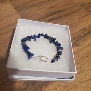 Handmade Third Eye Lapis Lazuli Bracelet